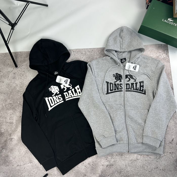 Зіп худі Lonsdale Big logo XS,S,M,L,XL