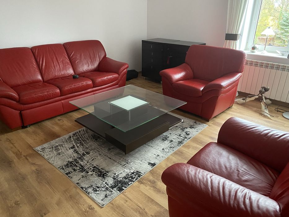 Komplet mebli skórzanych