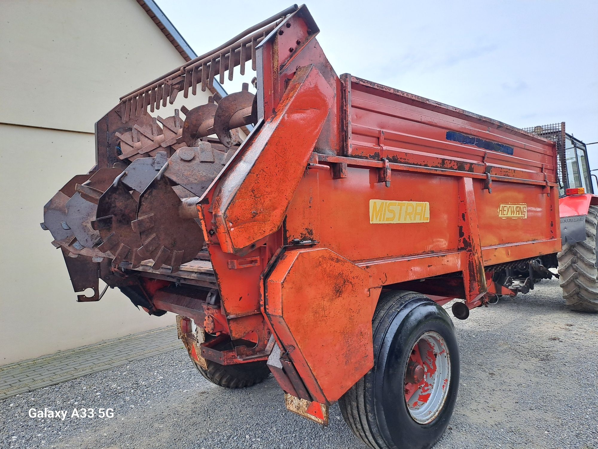 Rozrzutnik obornika HEYWANG 7 TON /leboulch/joskin/jeantil/warfarma