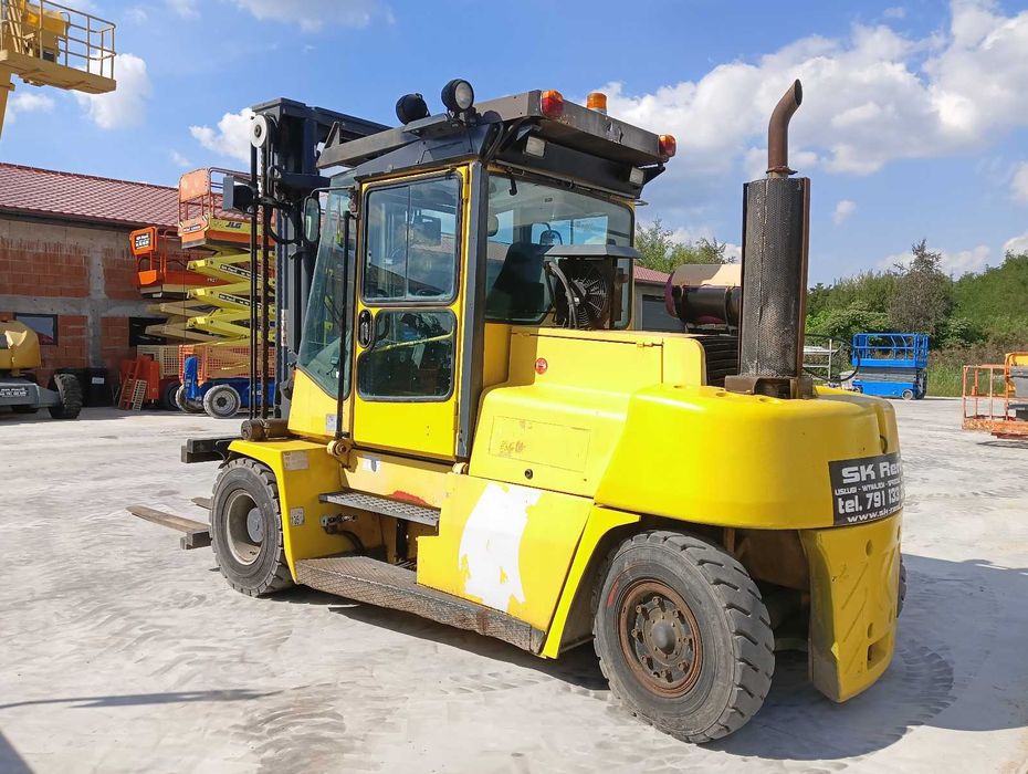 Wózek widłowy Kalmar 9 ton wynajem, usługa załadunek, rozładunek