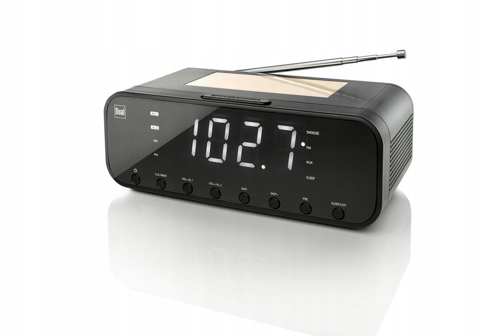 Radiobudzik DUAL Lampka nocna Ładowarka USB Radio
