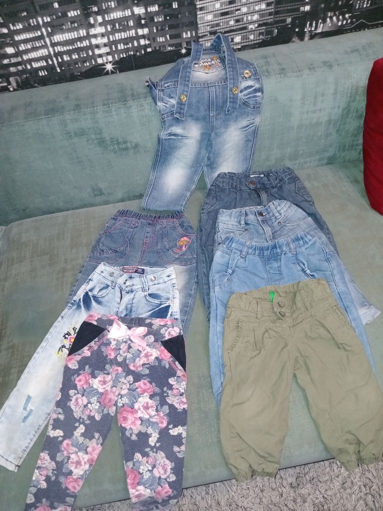 Штанишки,  джинсы на девочку 1-2 года