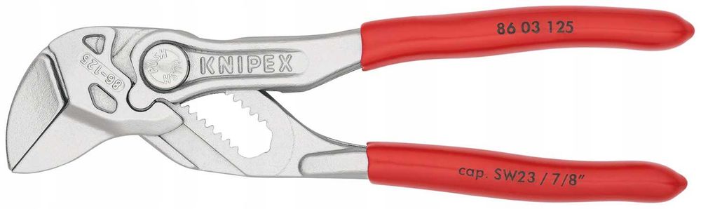 Szczypce Nastawne KNIPEX 0-25mm 125mm - Klucz i Szczypce w Jednym
