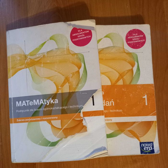 Matematyka 1 klasa nowa era podręcznik + zbiór zadań