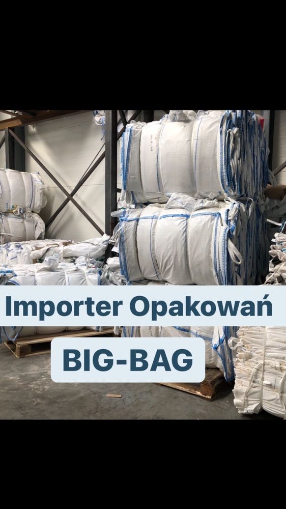 BIG BAG BAGI BEGI CZYSTE worki na piasek żwirek kamień 1000 kg