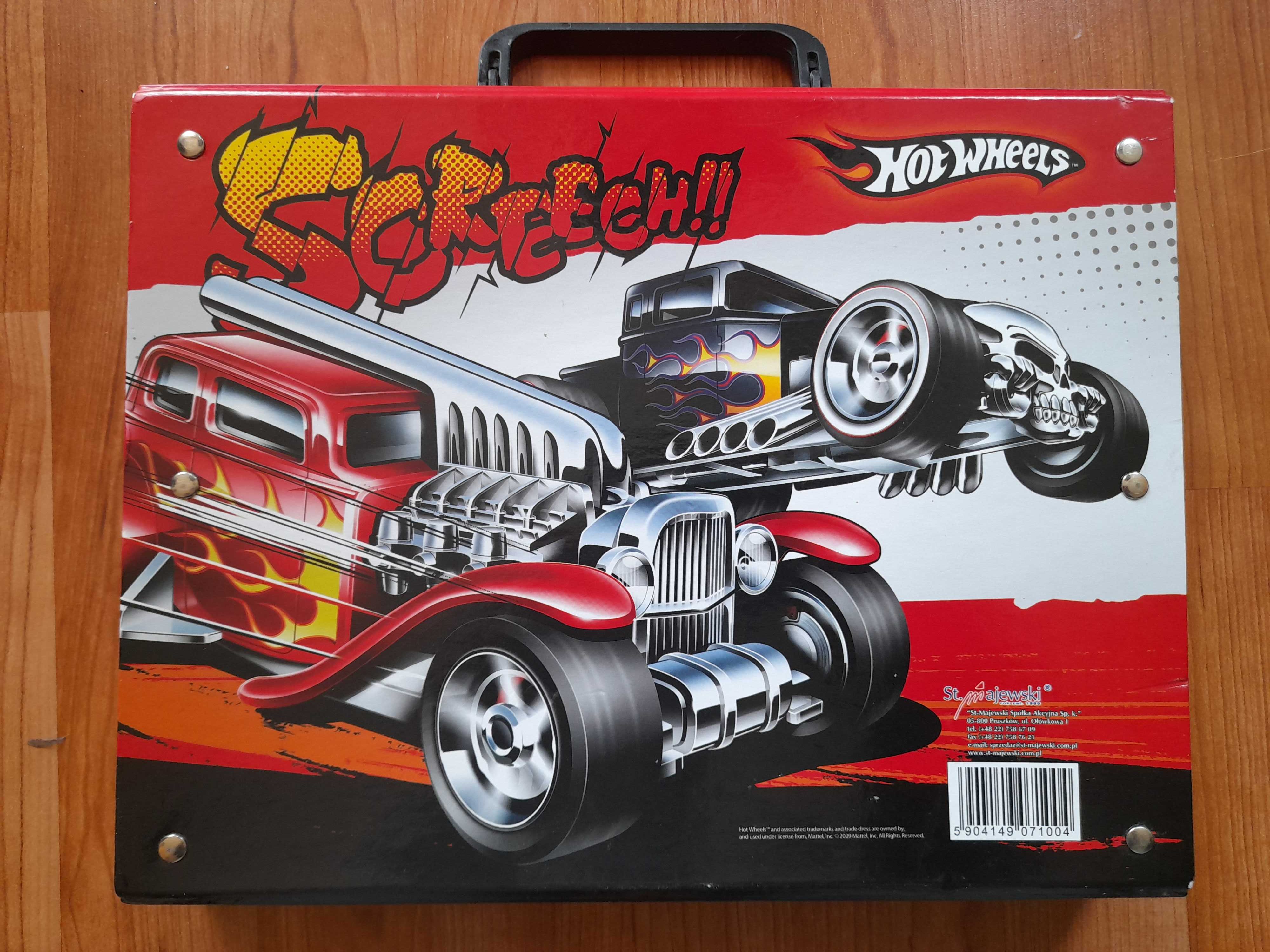 Teczka  szkolna z rączką Hot Wheels