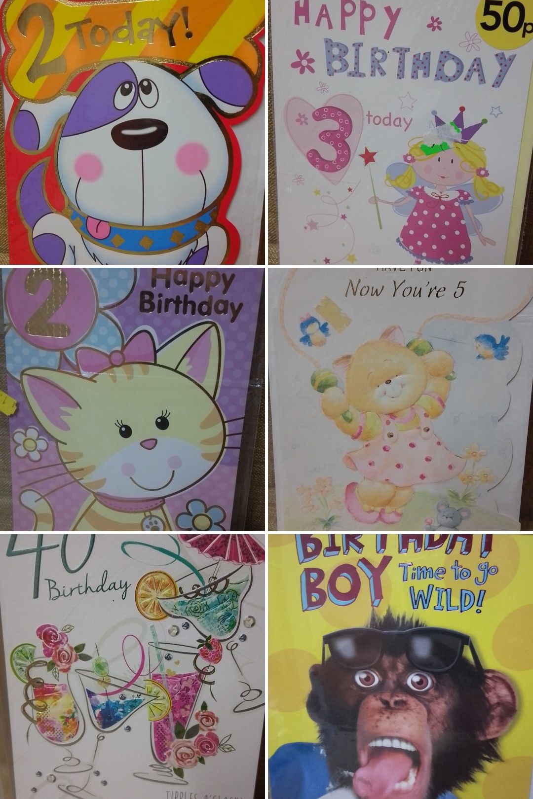Коллекция открыток "С Днём Рождения","Happy Birthday"