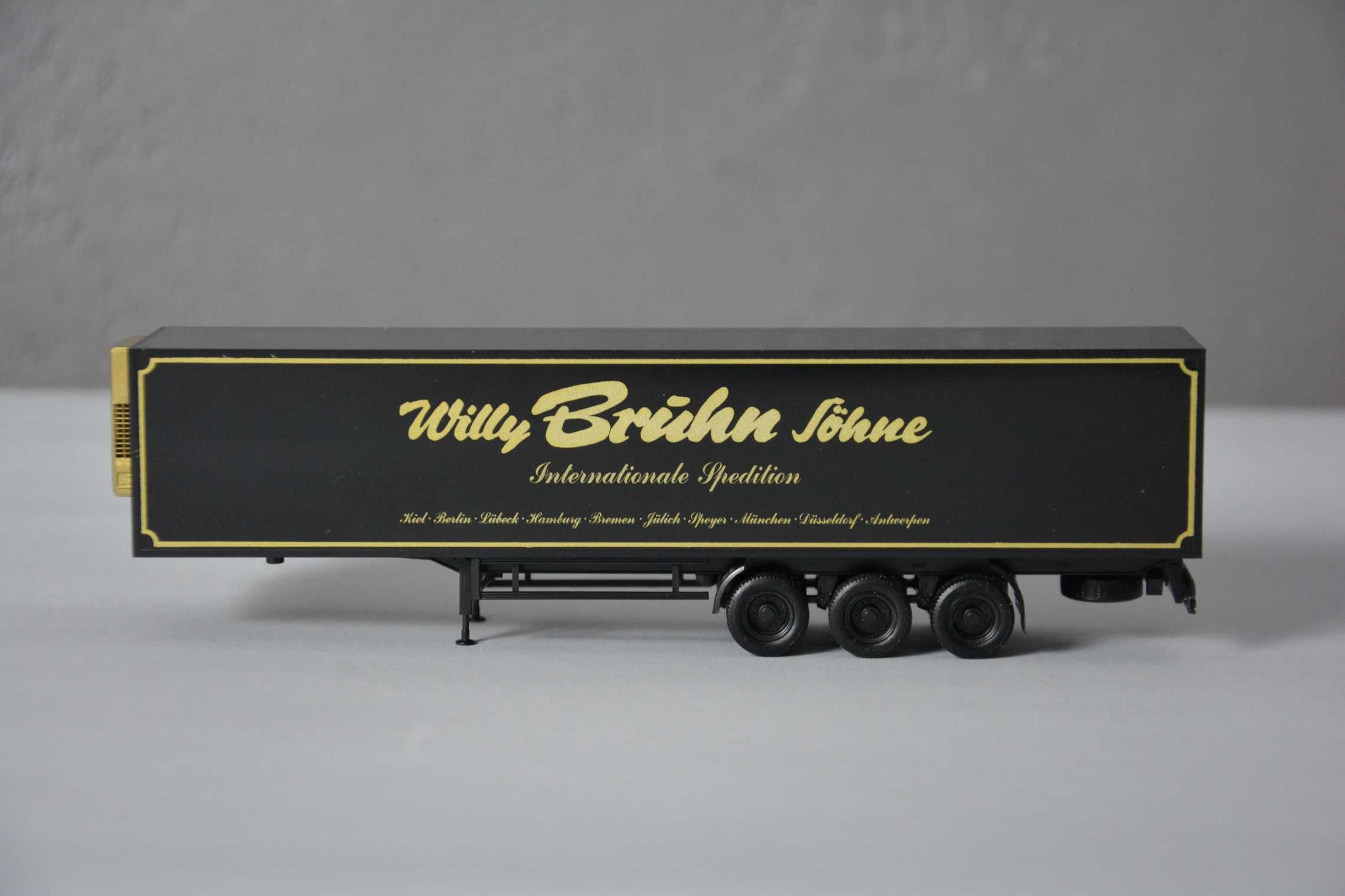 1:87 (H0) Herpa 143417 - Naczepa chłodnia - Willy Bruhn Sohne