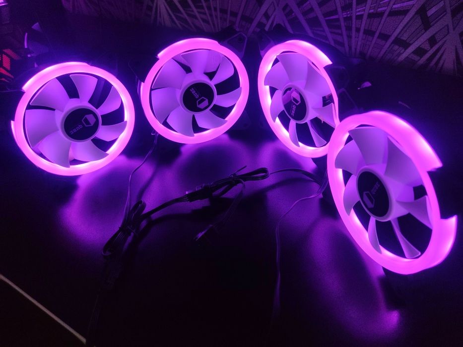 Корпусные вентиляторы для ПК, QUBE. Комплект корпусных вентиляторов.