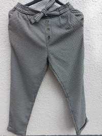 Spodnie dla dziewczynki cygaretki w pepitkę H&M rozmiar 140