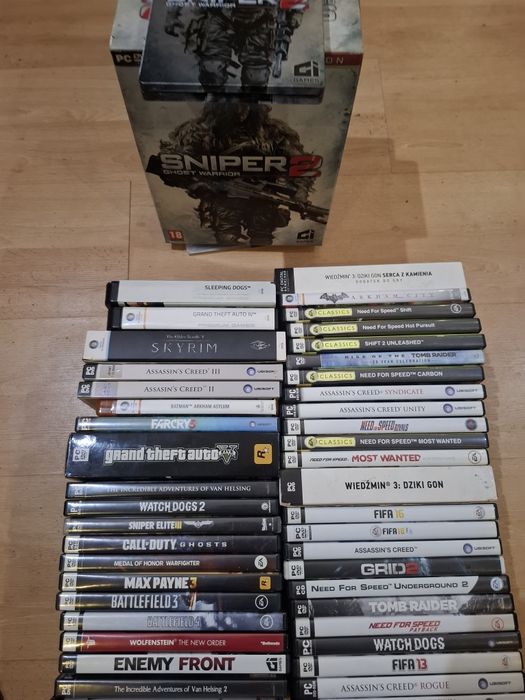 Sprzedam Gry na PC używane ceny do dogadania odbiór osobisty