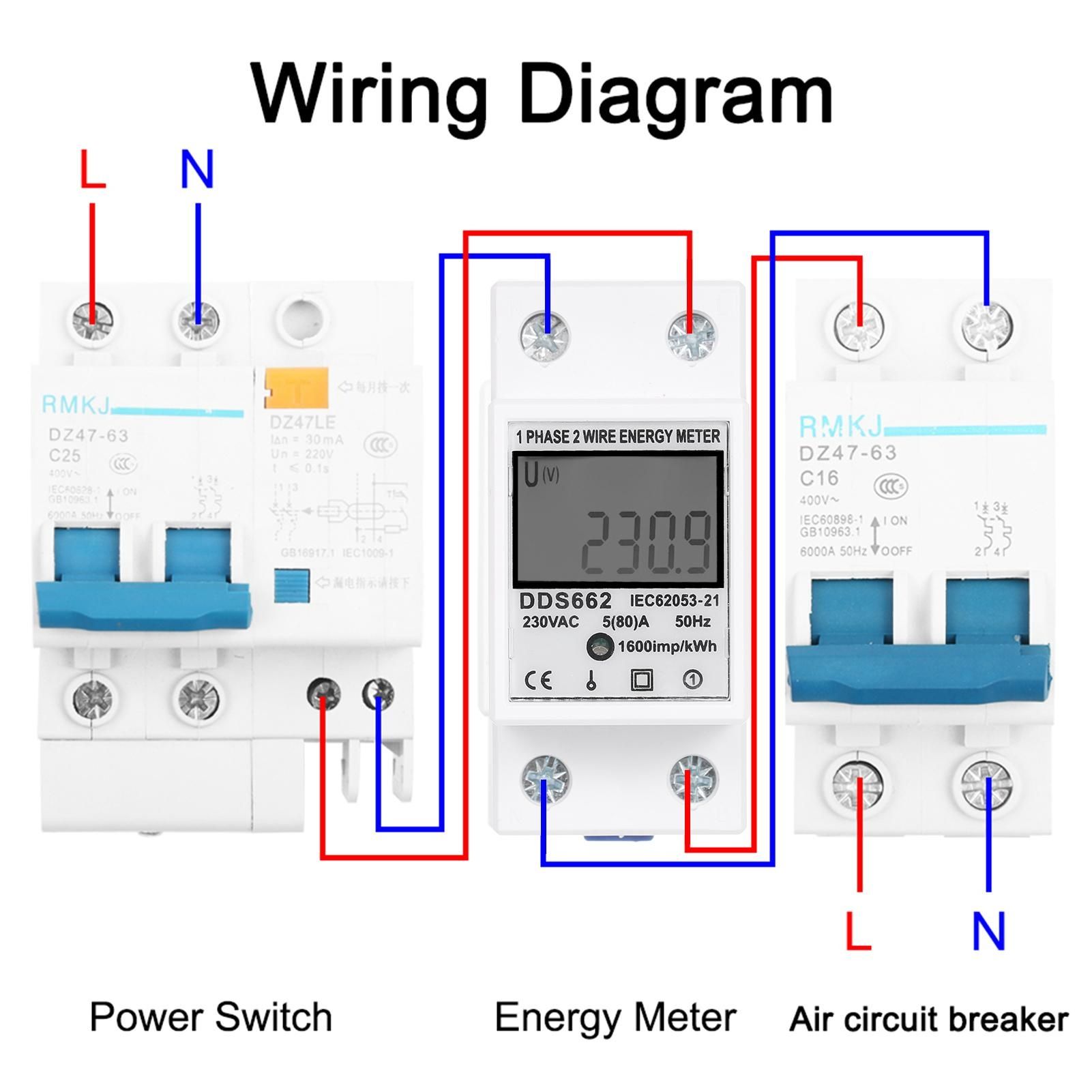 Medidor Eletrónico de Energia Monofásico DDS662 – EARU