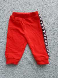 Spodnie czerwone dla dziecka rozmiar 62