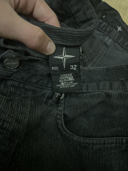 Вінтажниє вельветовиє джинси Stone island denim