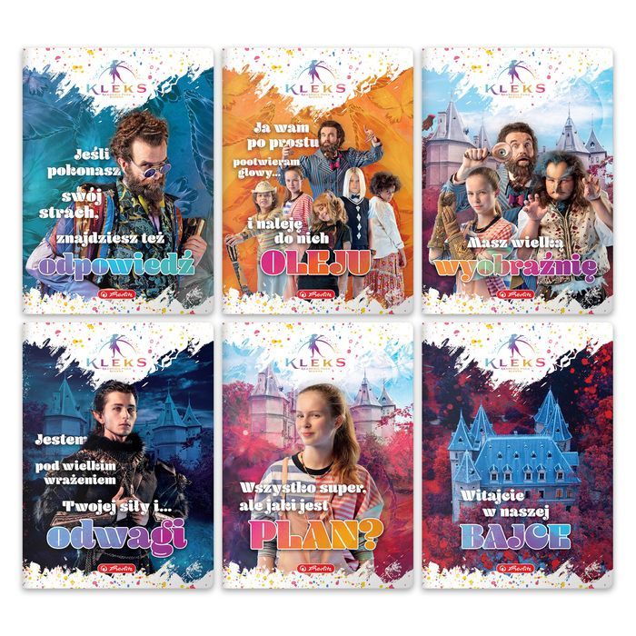 Paczka Zeszyt A5 Kleks Pakiet 10 Szt. Linia Herlitz