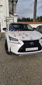 Lexus NX Biały wynajem auta do ślubu zawiózłę Tanio promocja