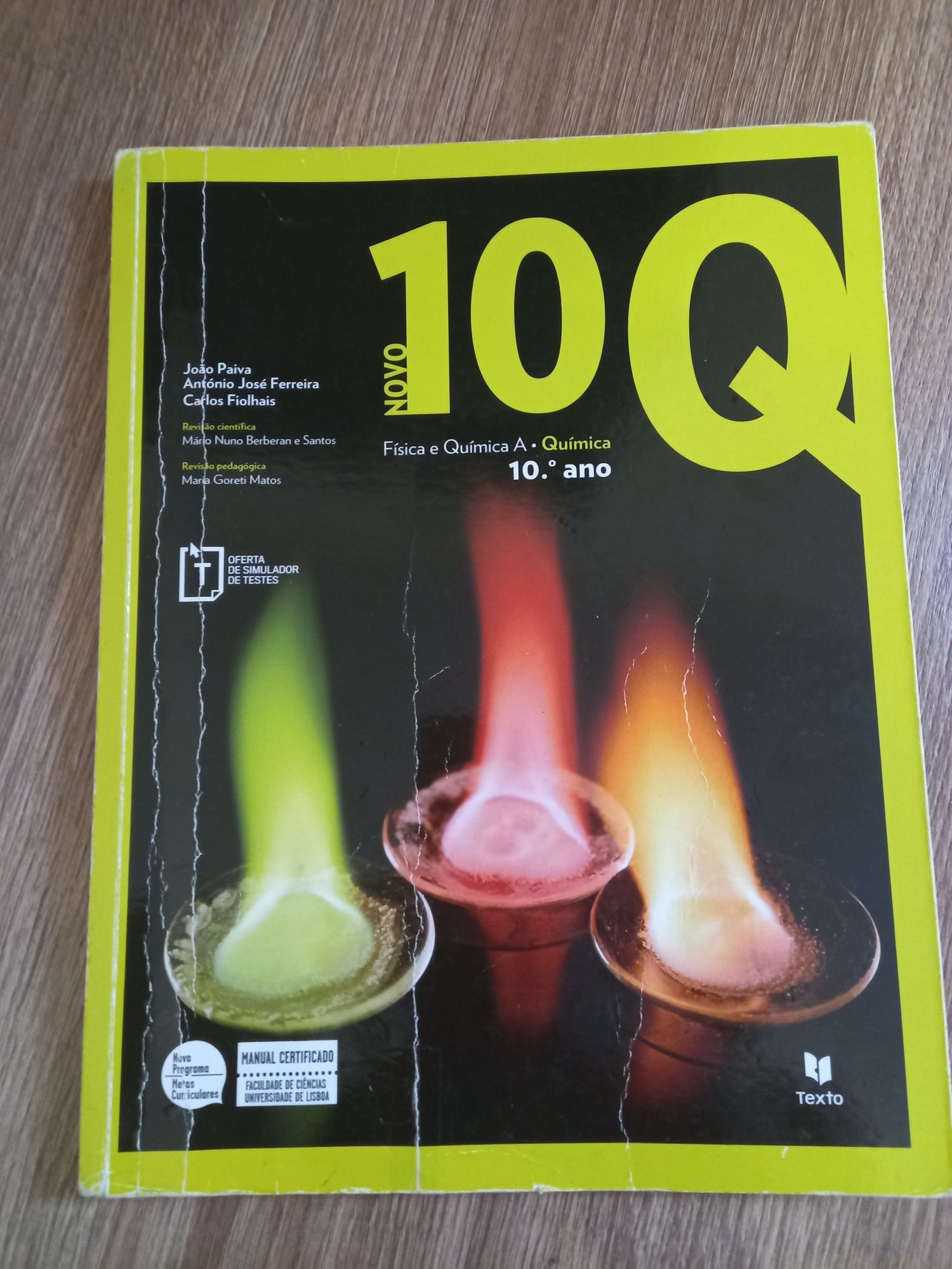 Manual Química A 10° ano