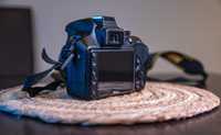 Aparat Lustrzanka Nikon D3400 dwa obiektywy Lampa adapter torba