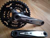 Korby pedałów Shimano SLX FC-M660. Długość korby 170.