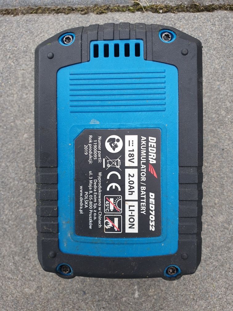 Bateria Akumulator DEDRA 2Ah 18v DED7032 Li-ION SAS+