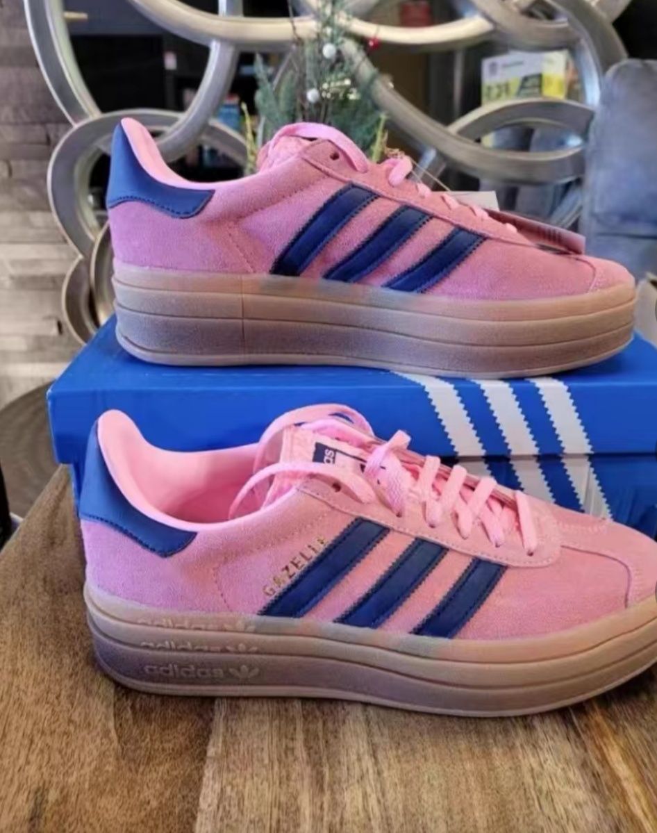 Кросівки кроссовки Adidas Gazelle Bolt Pink Glow