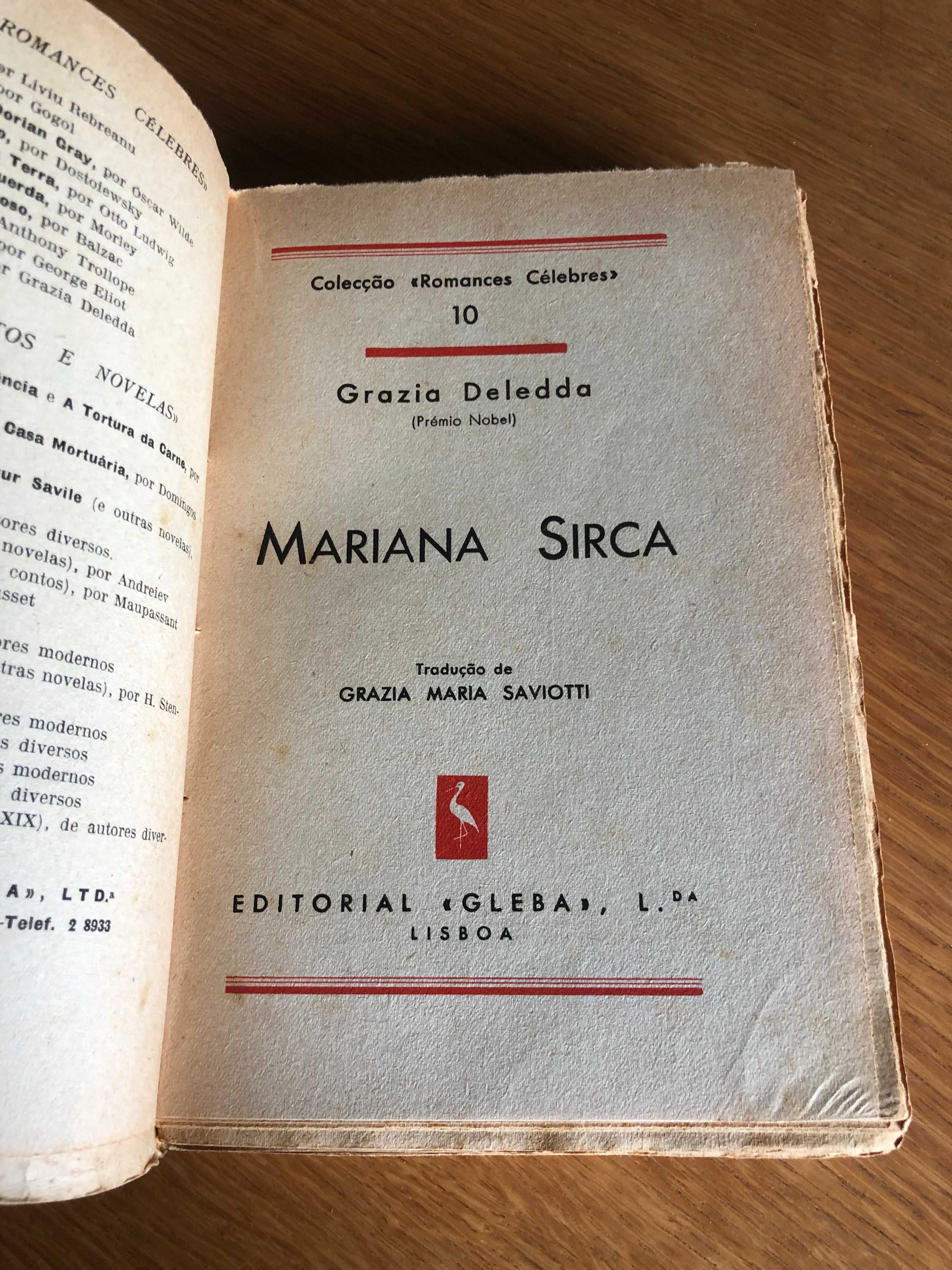 MARIANA SIRCA     Grazia Deledda
