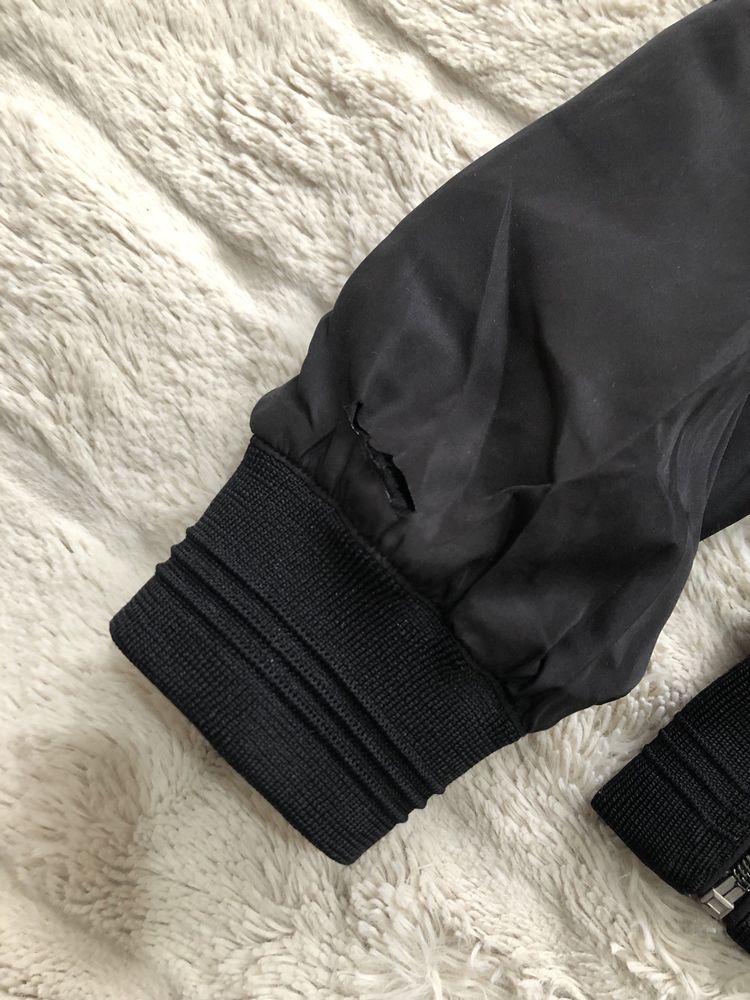 ZARA BASIC (L) BLACK JACKET мужская ветровка куртка курточка черная ор