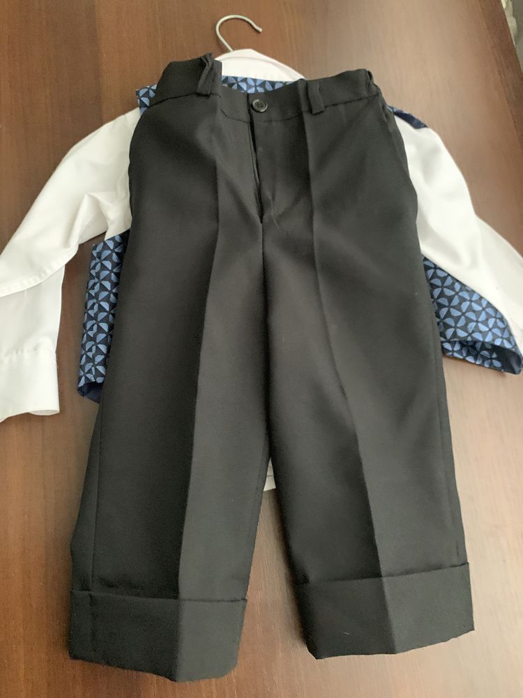 Детский костюм джентльмен брюки рубашка жилетка бабочка