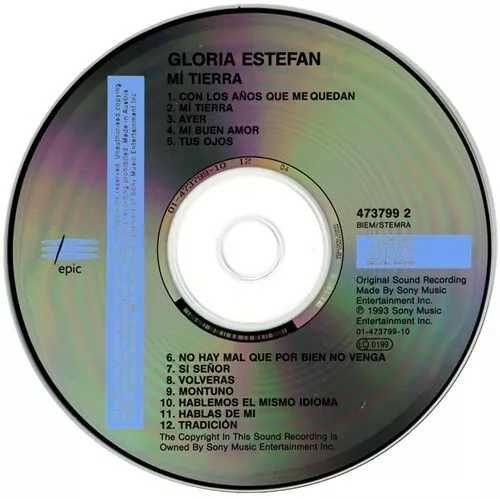 Gloria Estefan – Mitierra CD - 1993