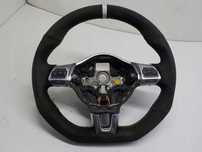 VW SCIROCCO III GOLF VI GTI KIEROWNICA SKÓRZANA MULTIFUNKCJA ALCANTARA