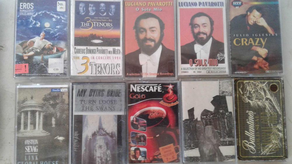 Компакткассеты, аудиокассеты импортная поп.музыка.