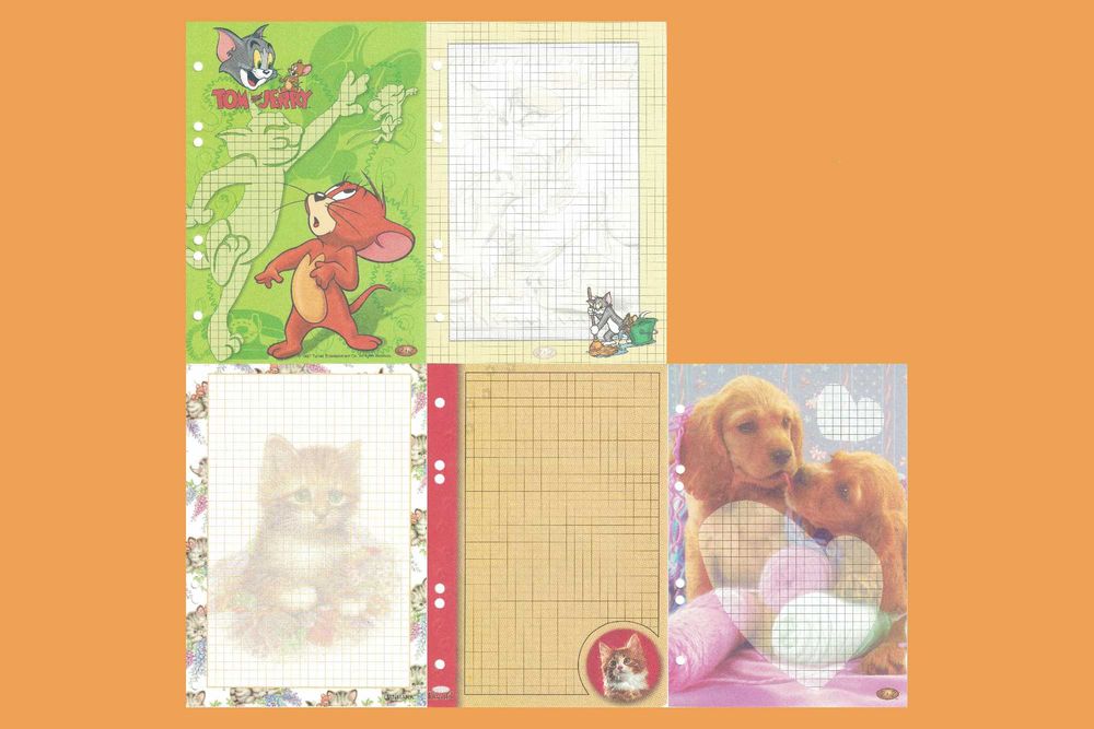 Karteczki do segregatora A5 (lata 90.) (1)