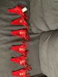 Fio dental vermelho