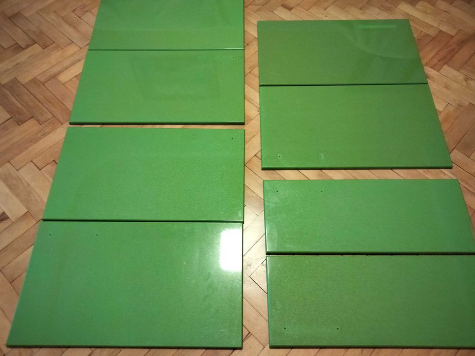 Фасвд кухни акриловый светло-зеленый. Дверцы.