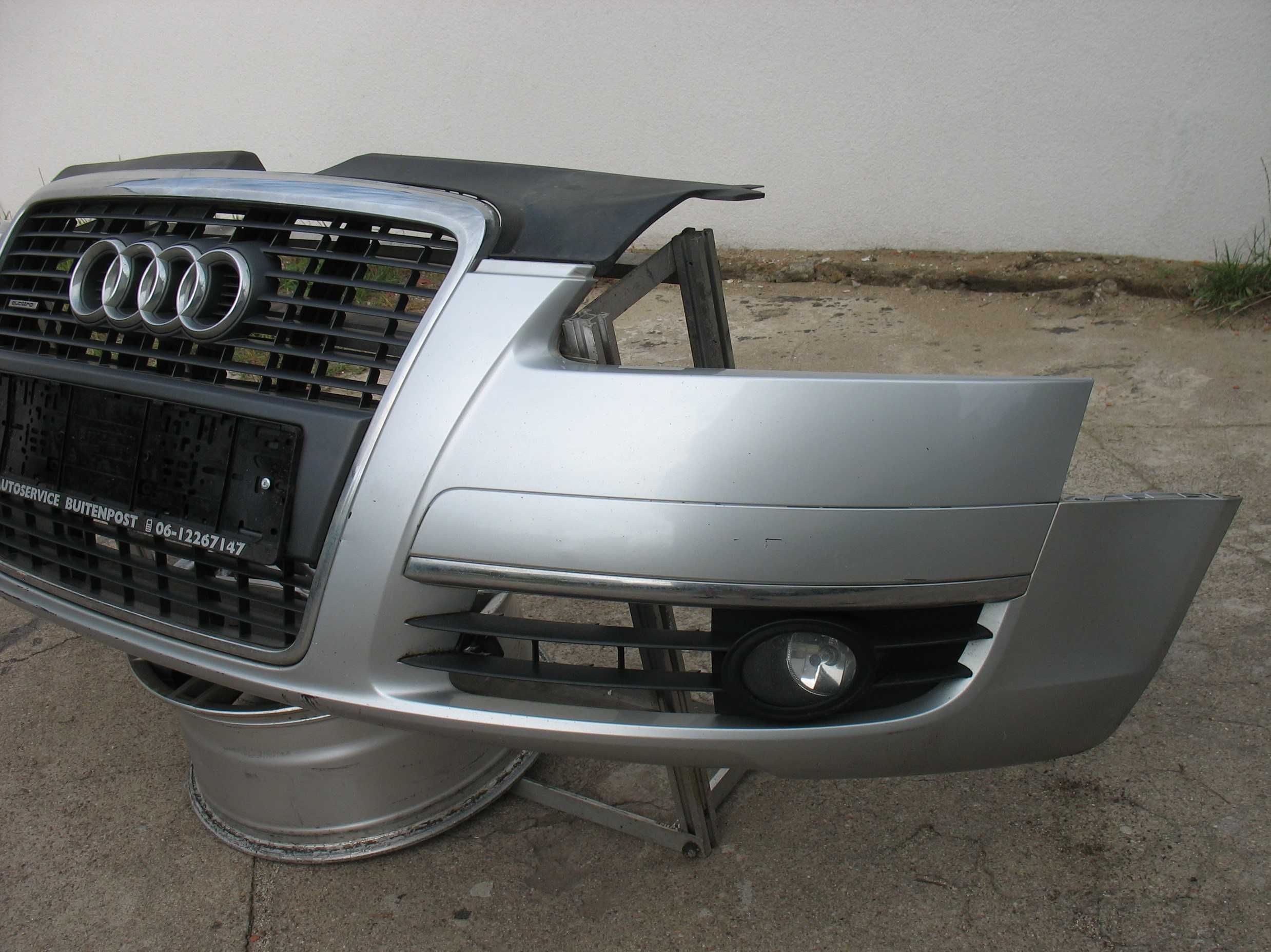 Audi A6 C6 zderzak przód LY7W opis