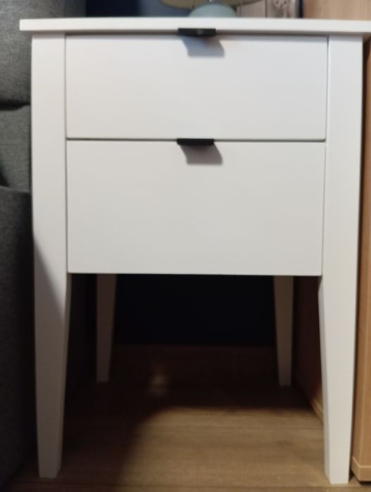 Stolik nocny 2szt biały