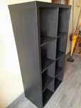 Estante livros preto