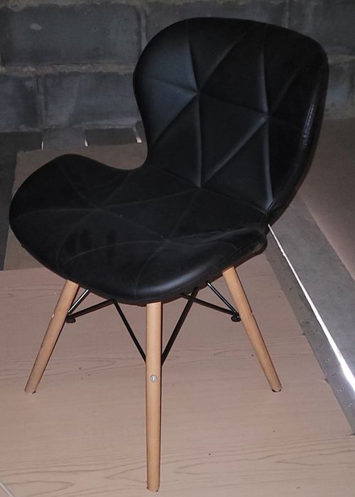 Krzesło z eko skóry