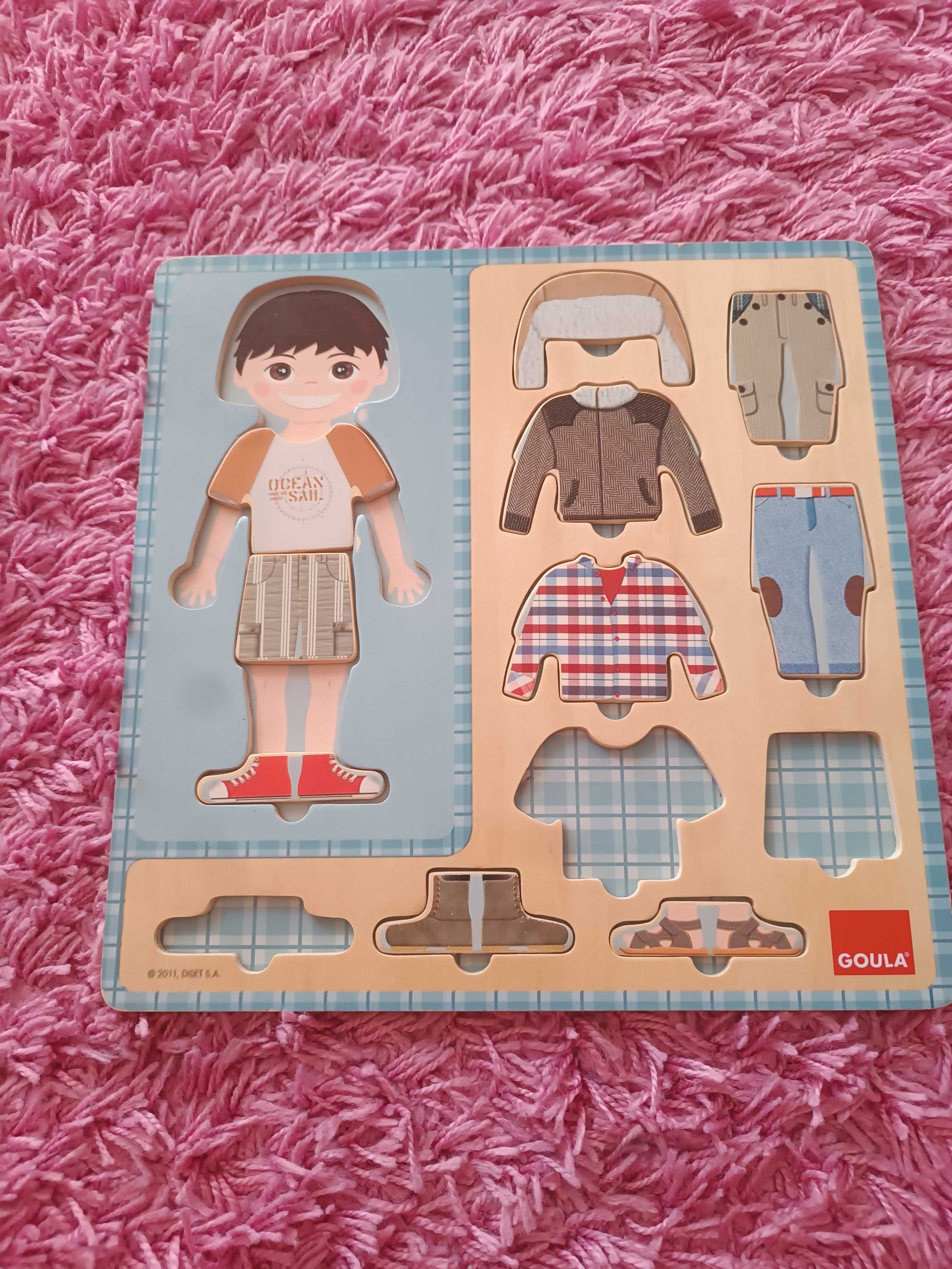 Puzzle menina/ menino vestuário GOULA/ Diset