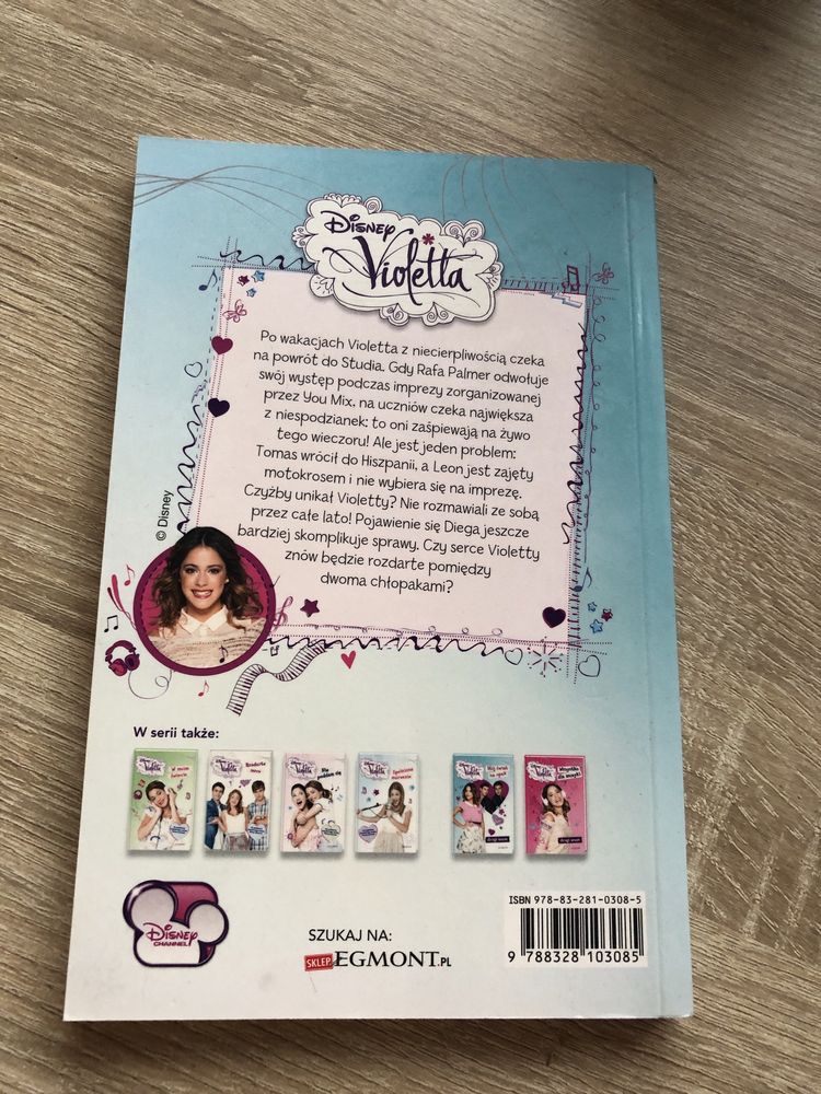 Książka dla dzieci Violetta Mój świat na opak Disney Channel