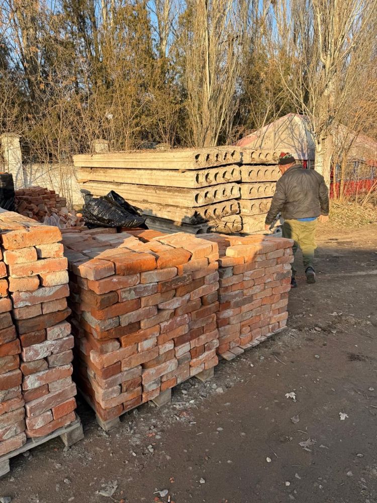 Плиты перекрытия б/у кирпич