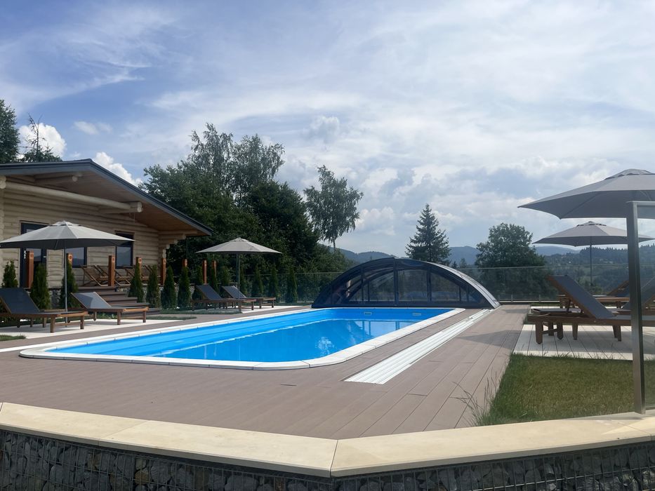 ZoryaSlavska відпочинок в Карпатах з  басейном, чаном, лазнею