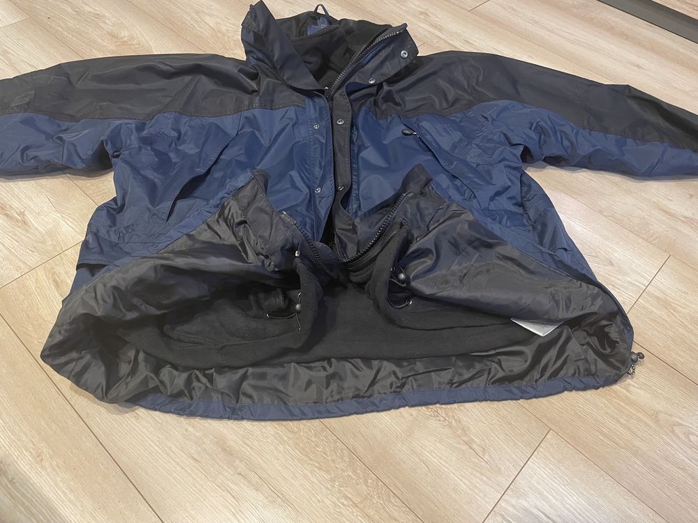 Przeciwdeszczowa zimowa robocza polar kurtka parka męska 3w1 xxxl Port