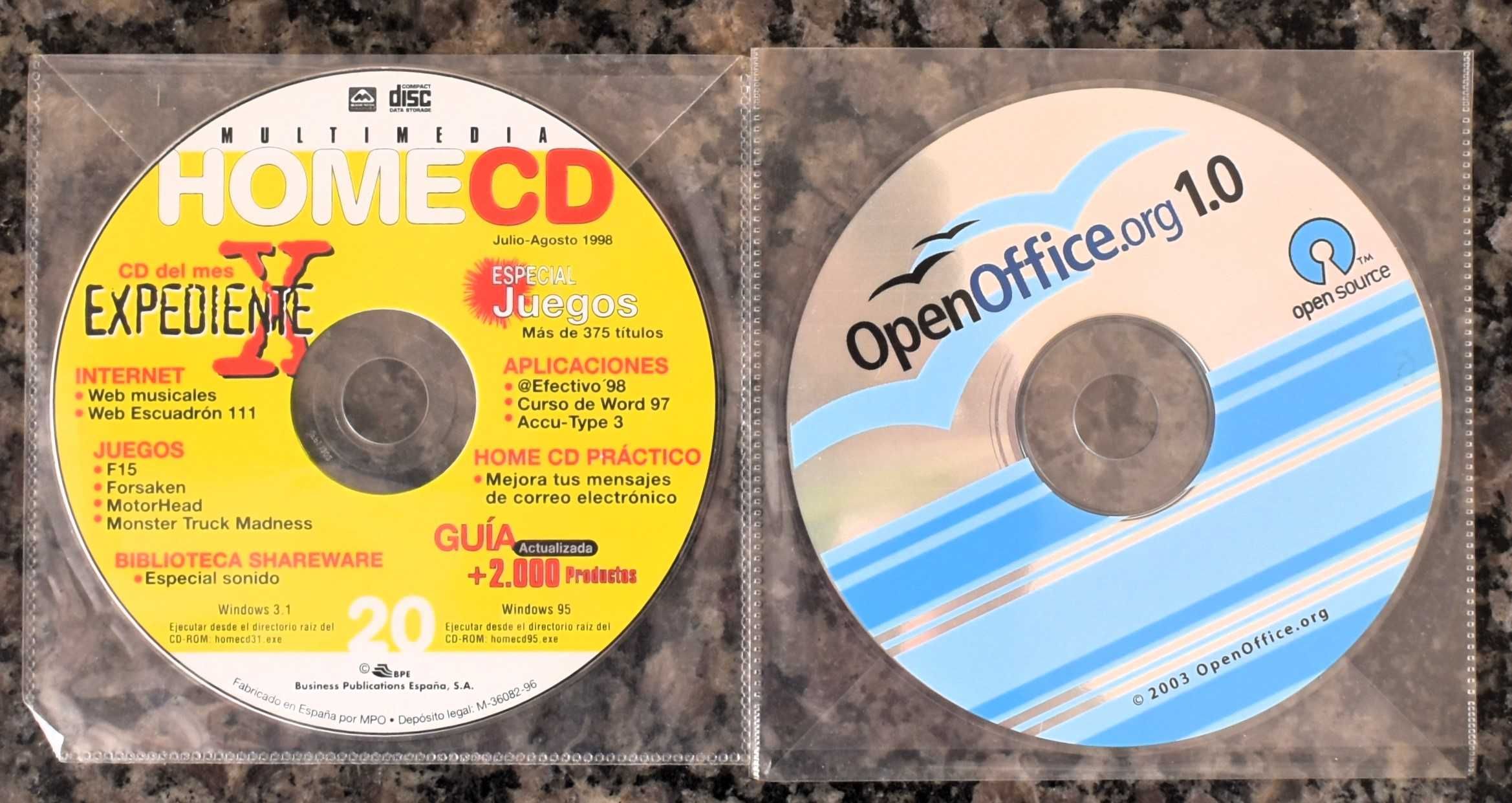 Lote 14 CD-ROM' s diversos