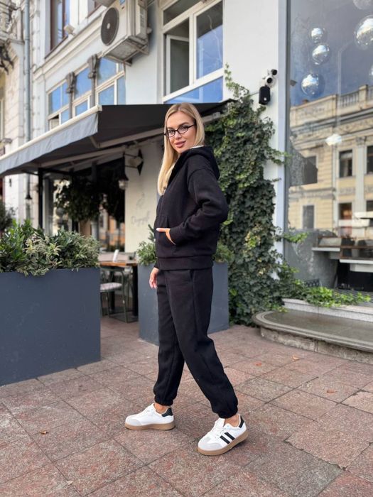 Вельветовий костюм на хутрі