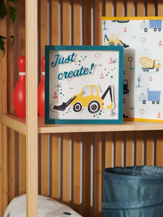 Картина -копилка скарбничка в рамці 22*22*3.5см "Трактор" Sinsay Нова