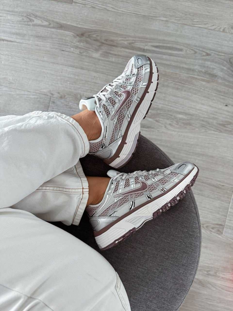 Кросівки Nike P-6000 Platinum Violet Vast Grey premium