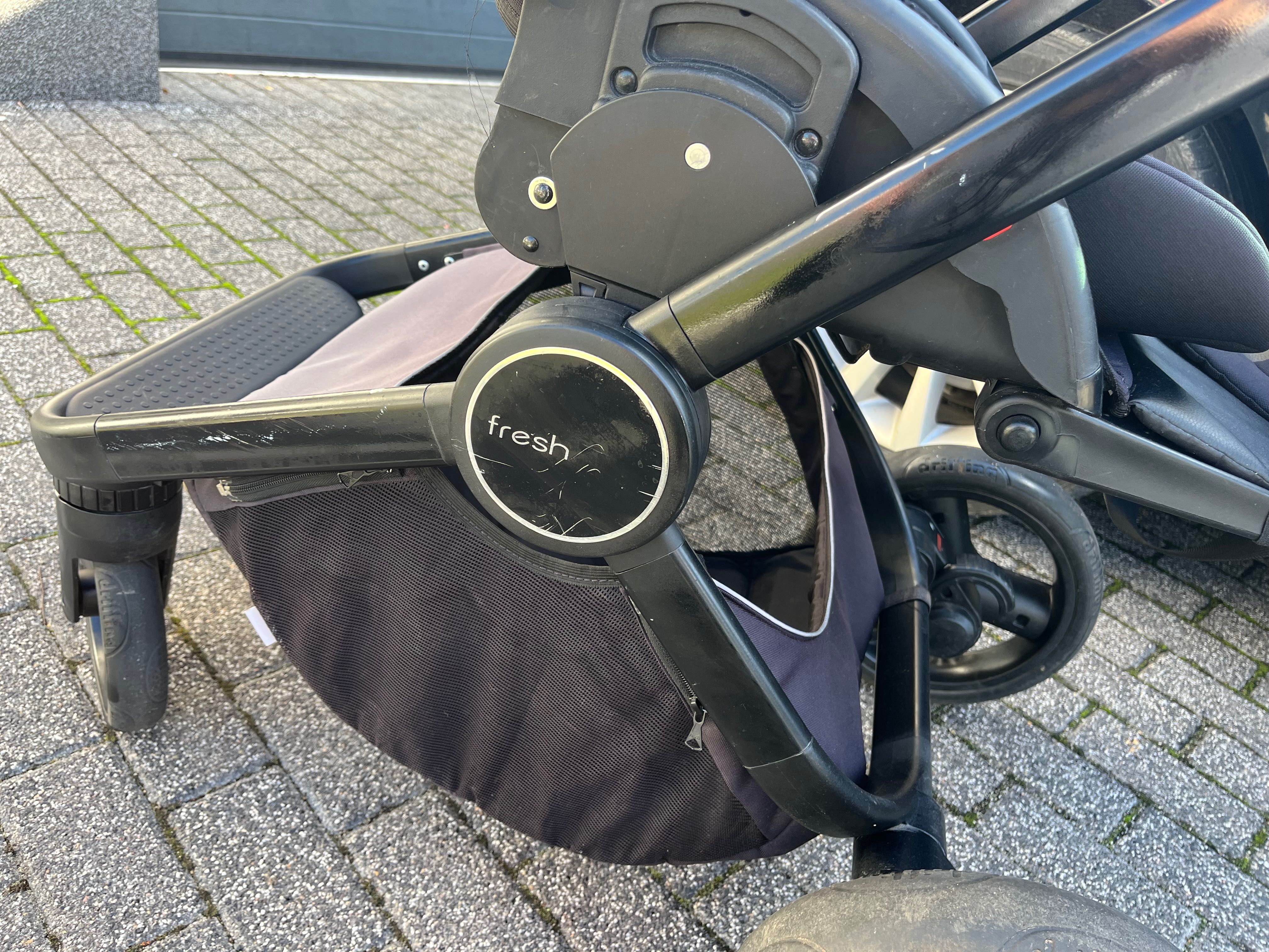 Wózek Bexa Fresh 2w1 Gondola Spacerówka + adaptery do Cybex Aton