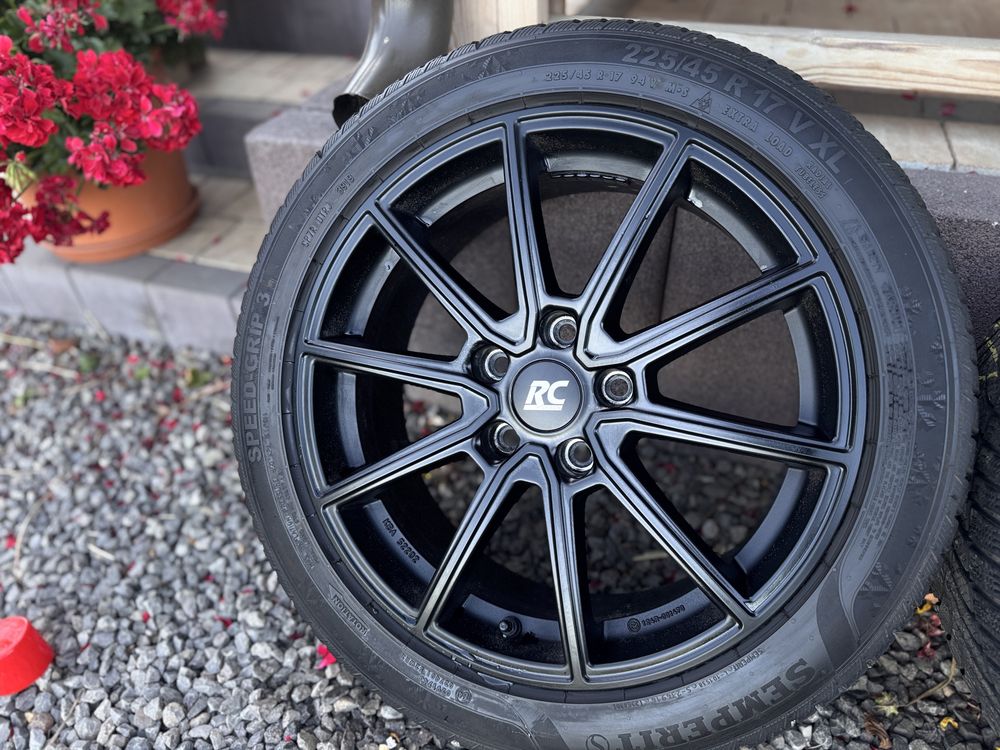 Felgi Koła 17 5x112 Audi Skoda VW Cupra Opony