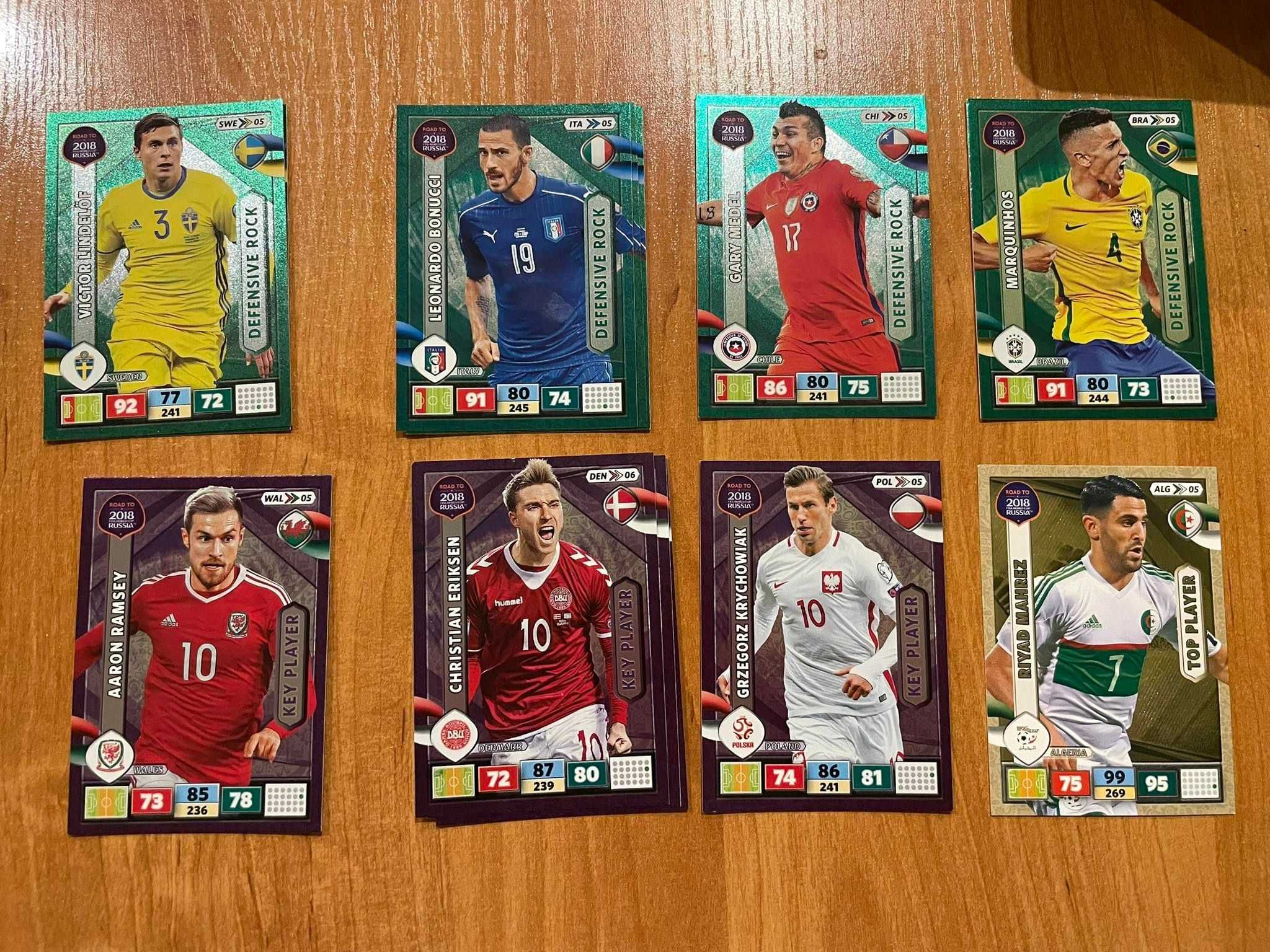 Karty Panini adrenalyn XL Road to 2018 Fifa world cup Russia